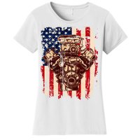 Vintage American Muscle Car Engine Women's T-Shirt