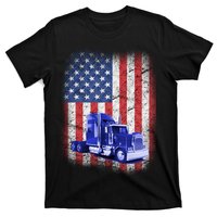 Vintage American Trucker USA Flag T-Shirt