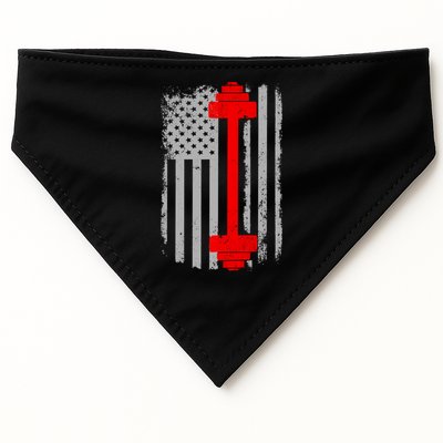Vintage American Weight Training Flag USA-Made Doggie Bandana