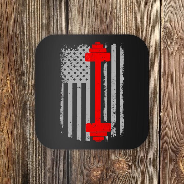 Vintage American Weight Training Flag Coaster