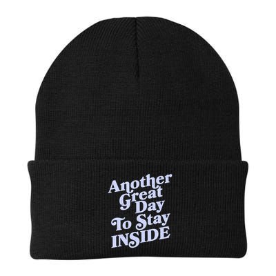 Vintage Another Great Day To Stay Inside Beanie