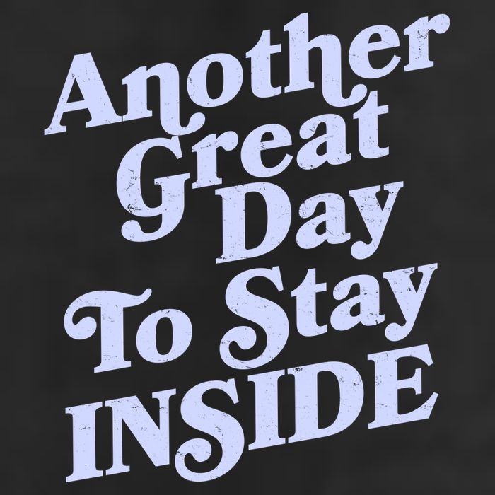 Vintage Another Great Day To Stay Inside Golf Towel