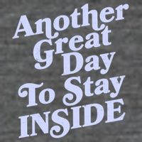 Vintage Another Great Day To Stay Inside Kids Hoodie