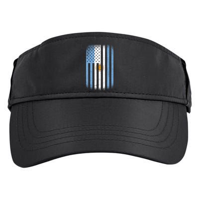 Vintage Argentina Flag Adult Drive Performance Visor