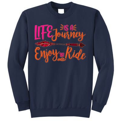 Vintage Arrow Life Is A Journey Enjoy The Ride Sweatshirt