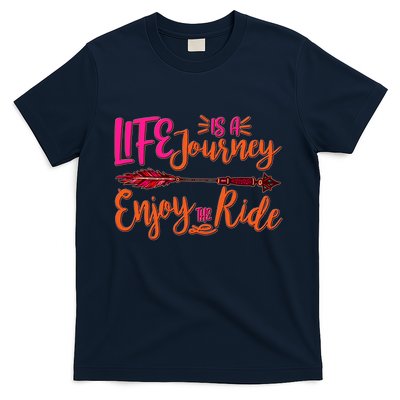 Vintage Arrow Life Is A Journey Enjoy The Ride T-Shirt