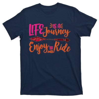 Vintage Arrow Life Is A Journey Enjoy The Ride T-Shirt