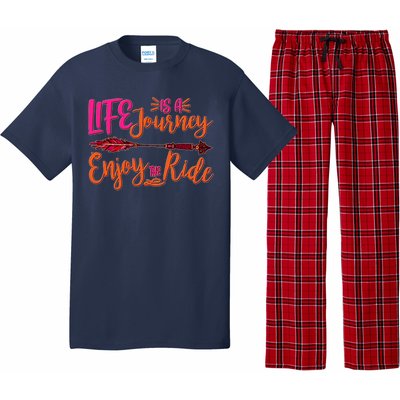 Vintage Arrow Life Is A Journey Enjoy The Ride Pajama Set