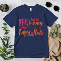 Vintage Arrow Life Is A Journey Enjoy The Ride Premium T-Shirt