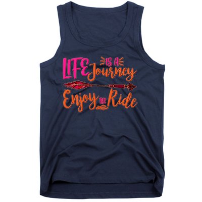 Vintage Arrow Life Is A Journey Enjoy The Ride Tank Top