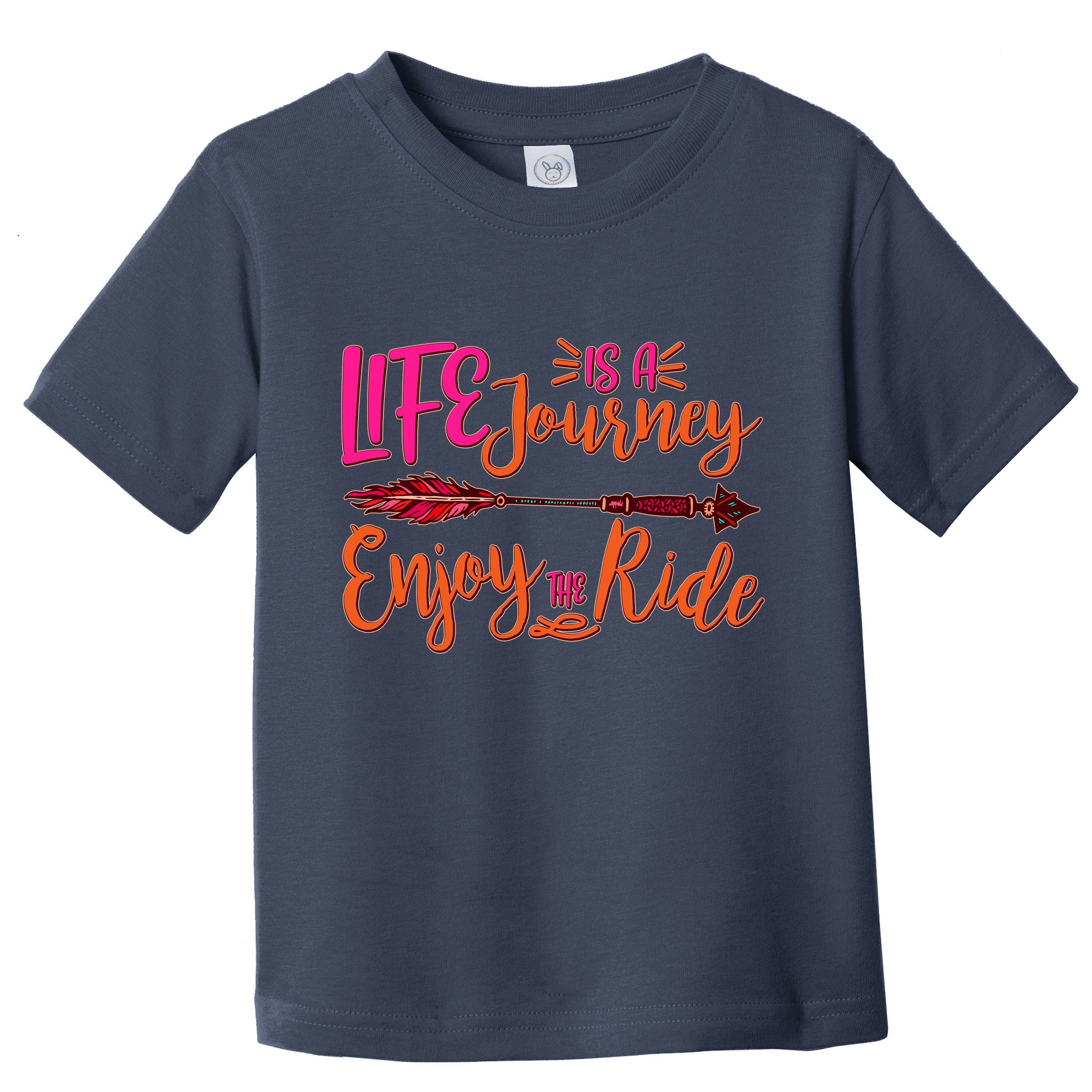 Vintage Arrow Life Is A Journey Enjoy The Ride Toddler T-Shirt