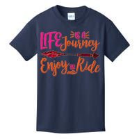 Vintage Arrow Life Is A Journey Enjoy The Ride Kids T-Shirt