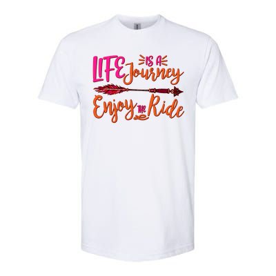 Vintage Arrow Life Is A Journey Enjoy The Ride Softstyle CVC T-Shirt