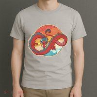 Vintage Asian Dragon Emblem T-Shirt