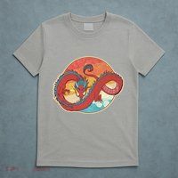 Vintage Asian Dragon Emblem T-Shirt