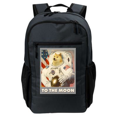 Vintage Astronaut Doge To The Moon Meme Backpack