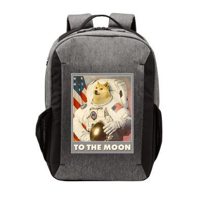 Vintage Astronaut Doge To The Moon Meme Vector Backpack