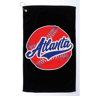 Vintage Atlanta Baseball Sports Logo Golf Towel