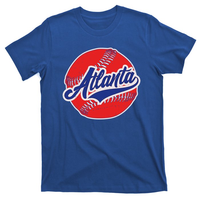 Vintage Atlanta Baseball Sports Logo T-Shirt