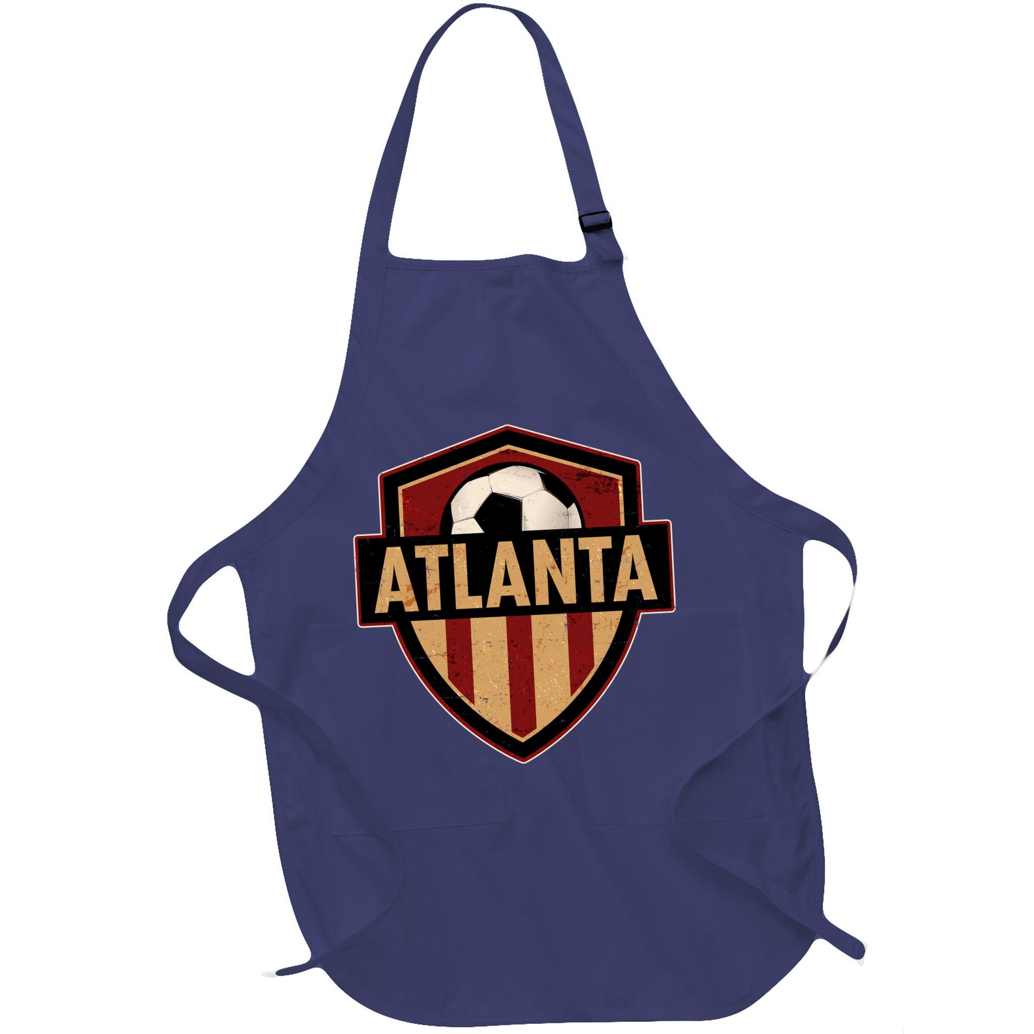 Vintage Atlanta GA USA Soccer Shield Logo Apron