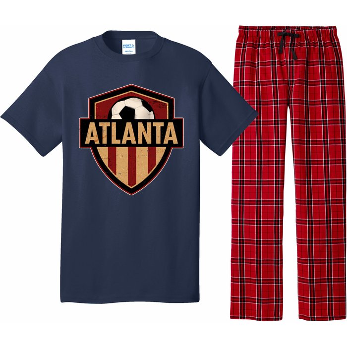 Vintage Atlanta GA USA Soccer Shield Logo Pajama Set