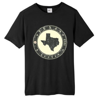 Vintage Austin Texas Logo Tall Fusion ChromaSoft Performance T-Shirt