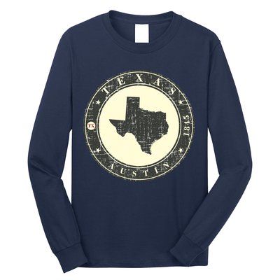 Vintage Austin Texas Logo Long Sleeve Shirt