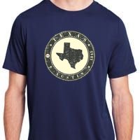 Vintage Austin Texas Logo Adult ChromaSoft Performance T-Shirt