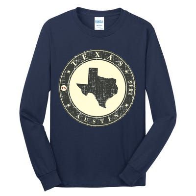 Vintage Austin Texas Logo Tall Long Sleeve T-Shirt