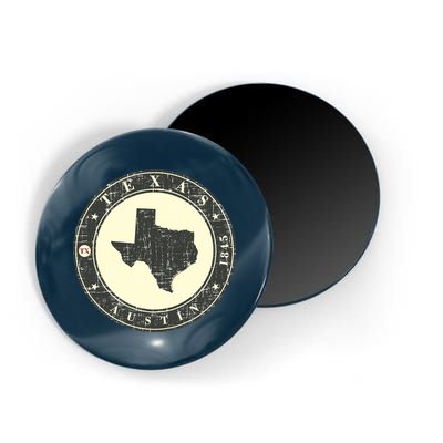 Vintage Austin Texas Logo Magnet