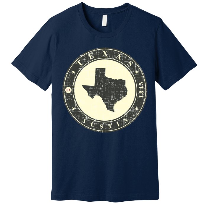 Vintage Austin Texas Logo Premium T-Shirt