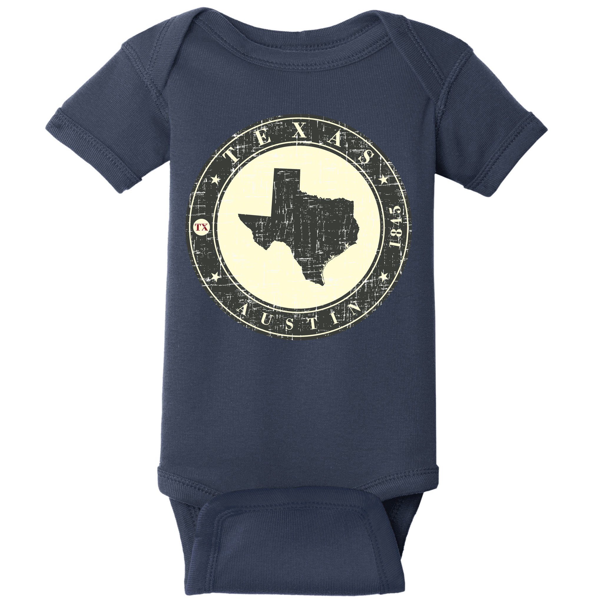 Vintage Austin Texas Logo Baby Bodysuit