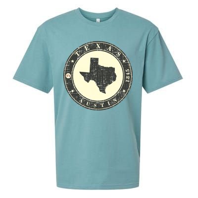 Vintage Austin Texas Logo Sueded Cloud Jersey T-Shirt