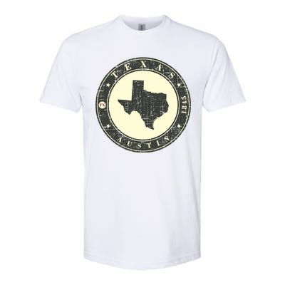 Vintage Austin Texas Logo Softstyle CVC T-Shirt