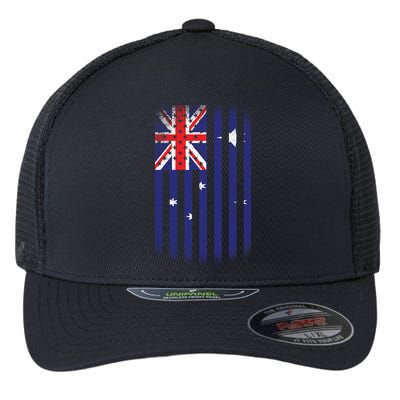 Vintage Australian Flag Flexfit Unipanel Trucker Cap