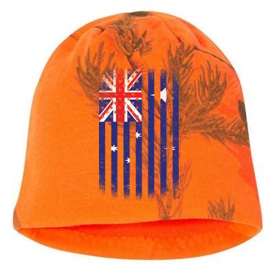 Vintage Australian Flag Kati - Camo Knit Beanie