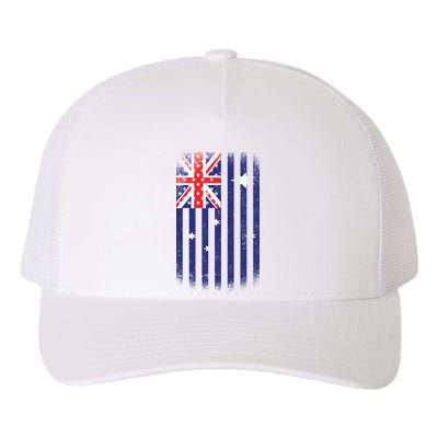 Vintage Australian Flag Yupoong Adult 5-Panel Trucker Hat