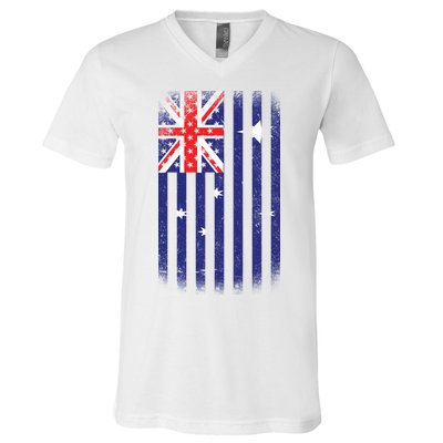 Vintage Australian Flag V-Neck T-Shirt