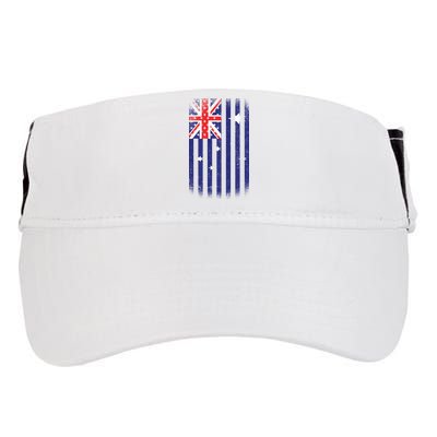 Vintage Australian Flag Adult Drive Performance Visor