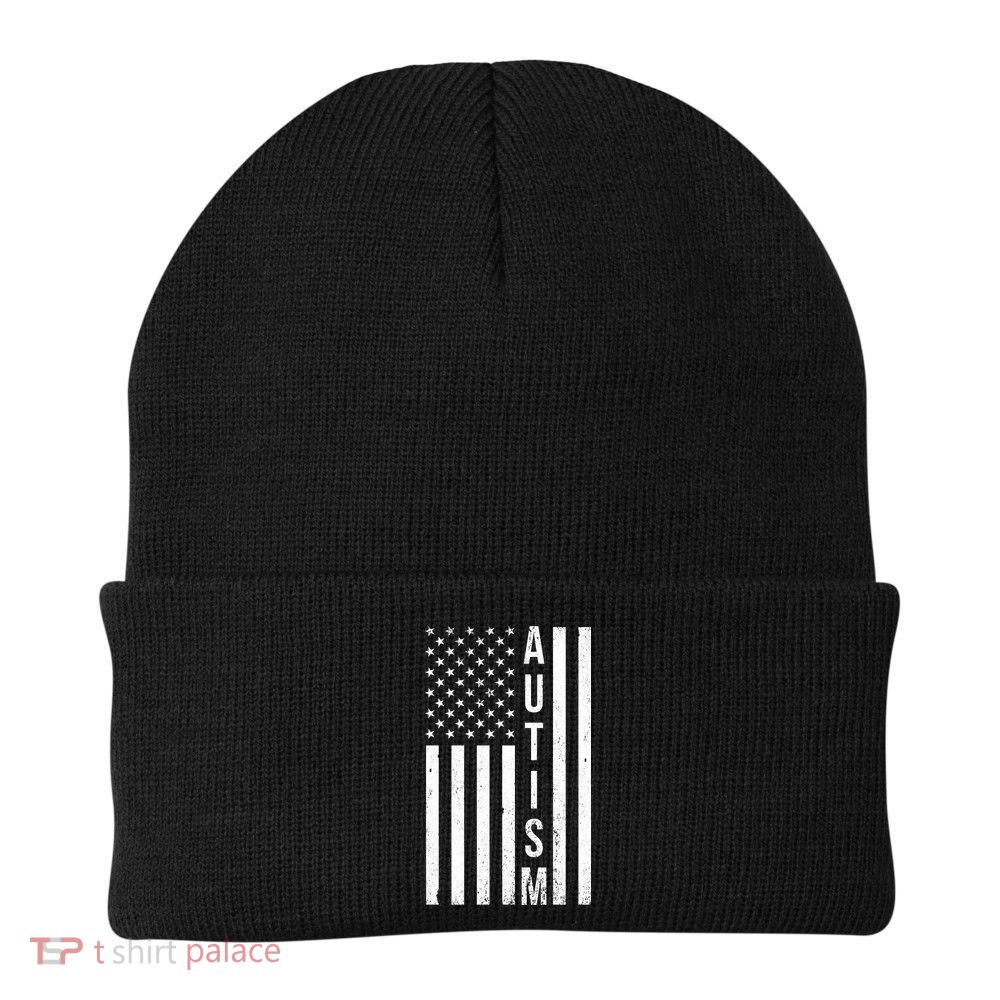Vintage Autism Flag Beanie
