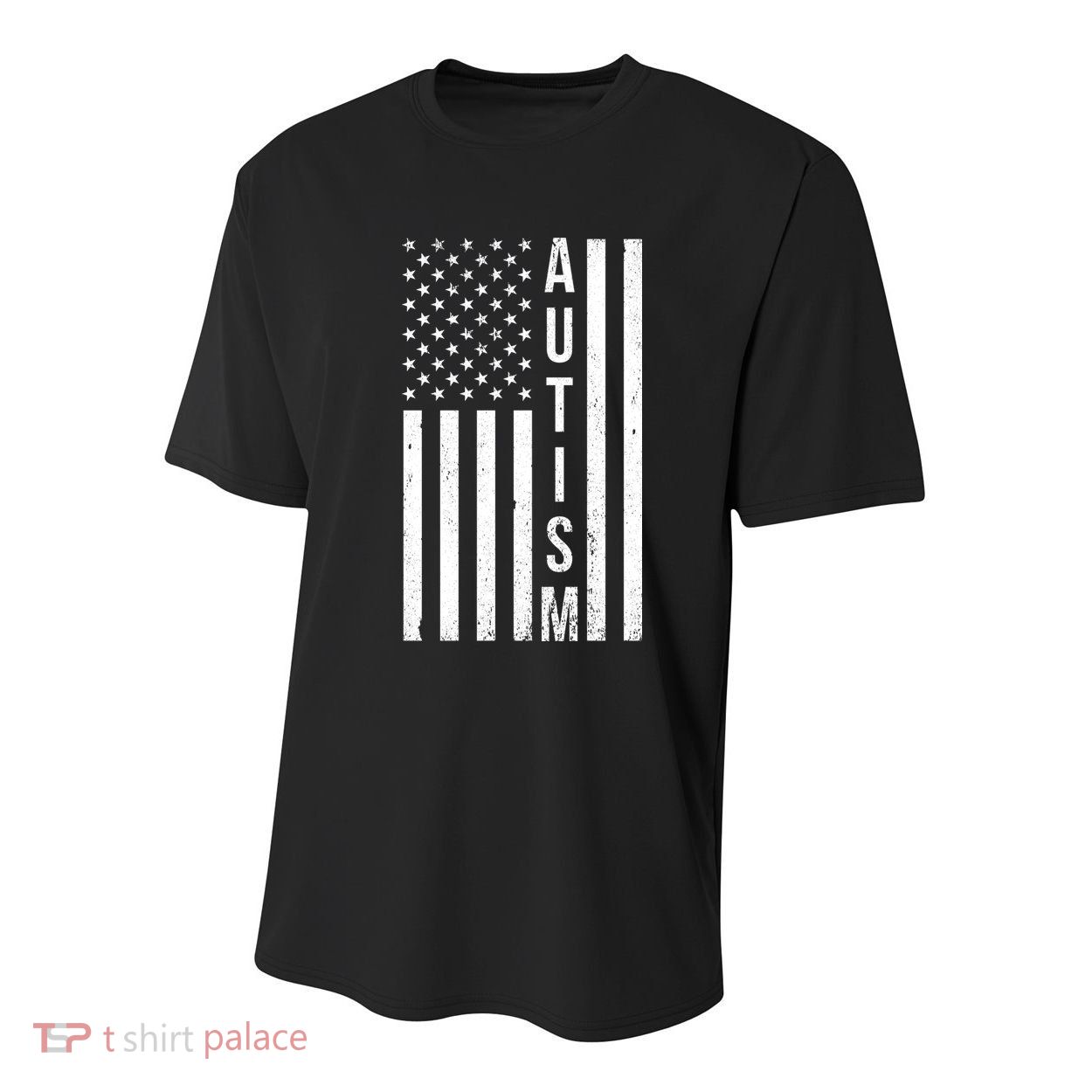Vintage Autism Flag Youth Performance Sprint T-Shirt