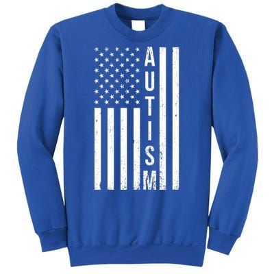 Vintage Autism Flag Sweatshirt