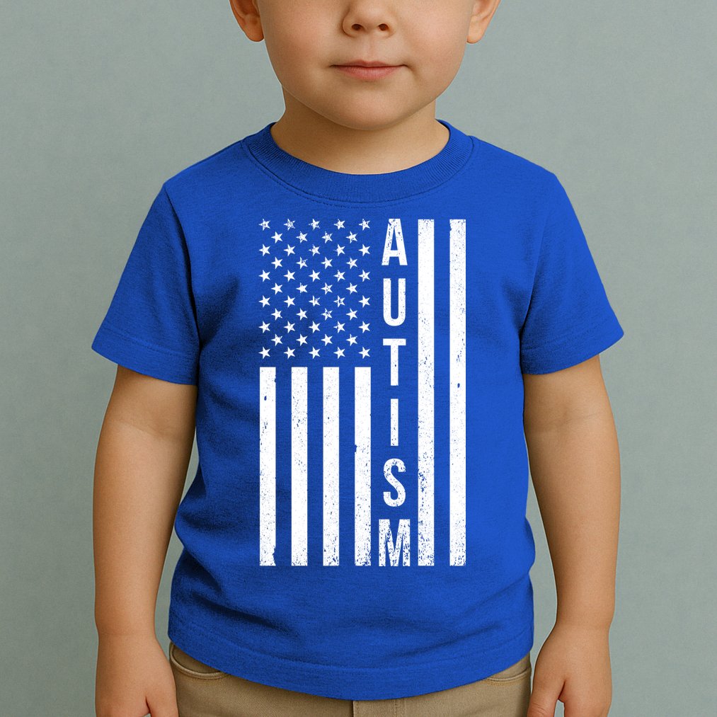 Vintage Autism Flag Toddler T-Shirt