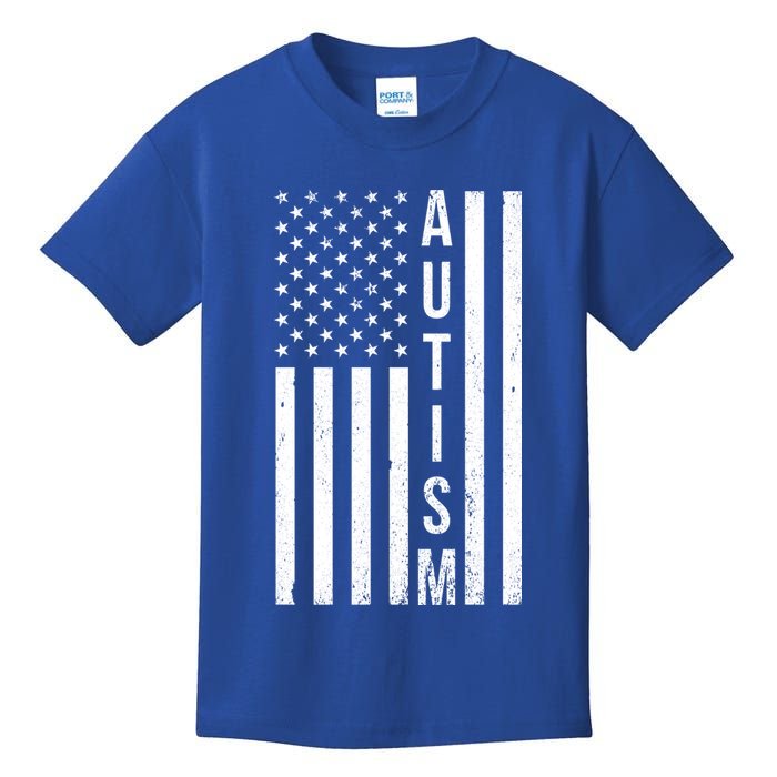 Vintage Autism Flag Kids T-Shirt