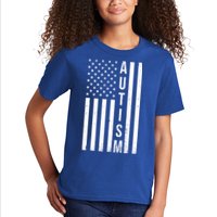 Vintage Autism Flag Kids T-Shirt