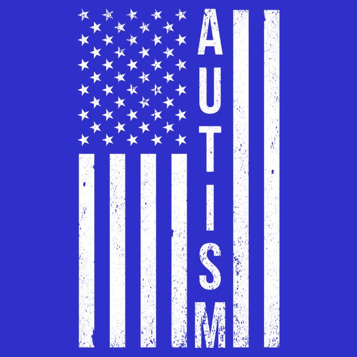 Vintage Autism Flag Kids T-Shirt