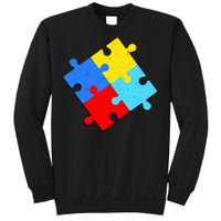 Vintage Autism Puzzle Sweatshirt