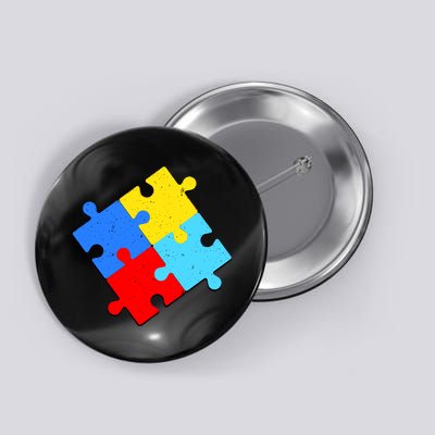 Vintage Autism Puzzle Button