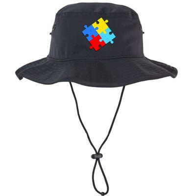 Vintage Autism Puzzle Legacy Cool Fit Booney Bucket Hat