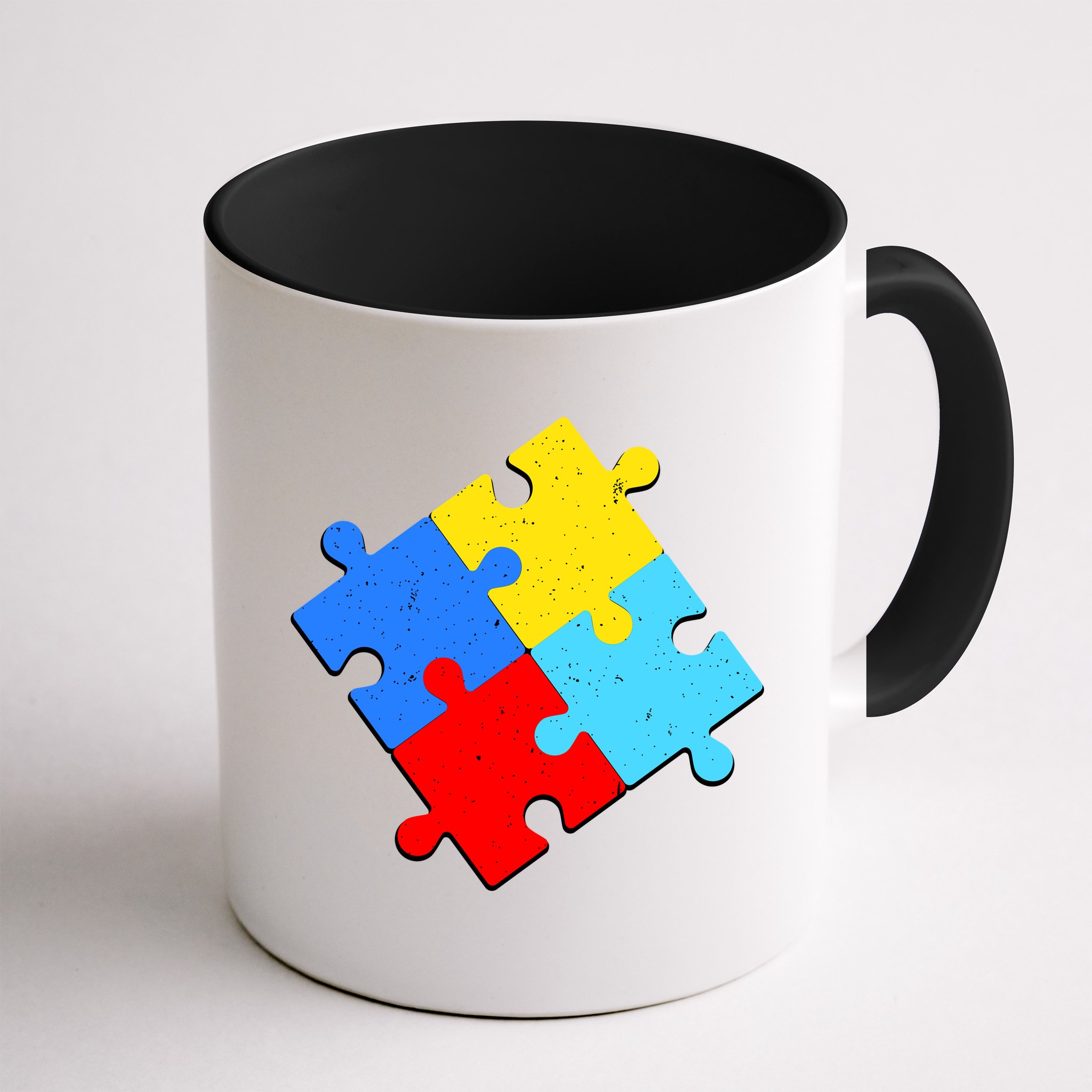 Vintage Autism Puzzle Mug